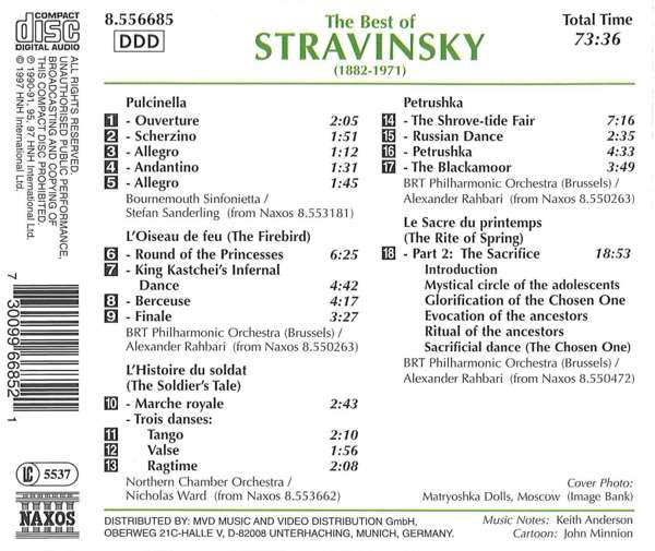 THE BEST OF STRAVINSKY - slide-1