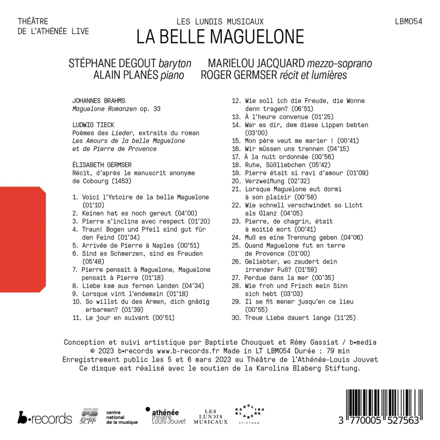 Brahms: La belle Maguelone - slide-1