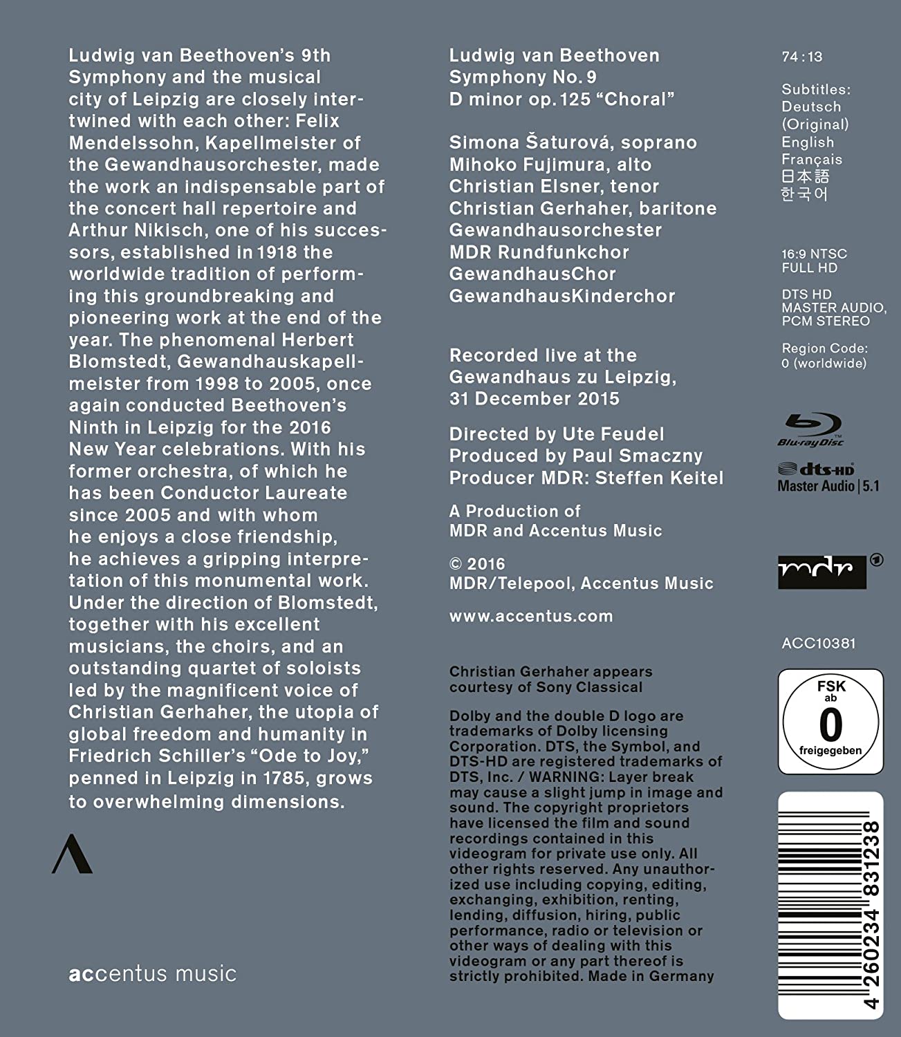 Beethoven: Symphony 9 / Herbert Blomstedt - slide-1