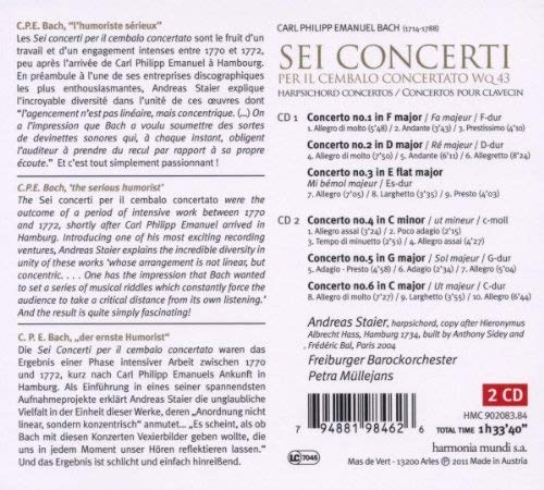 Bach, C.P.E: Sei concerti per il cembalo concertato WQ 43 - slide-1