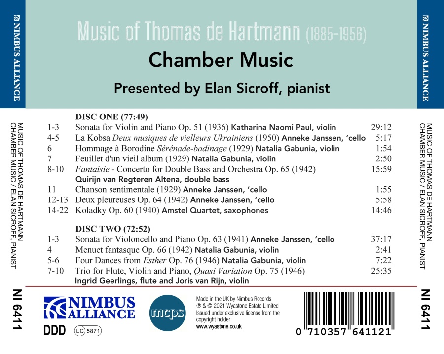 de Hartmann: Chamber Music - slide-1