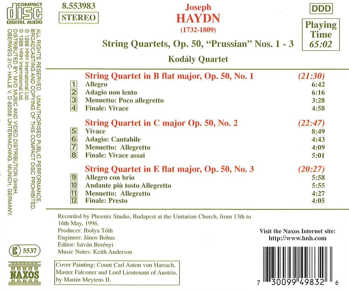 HAYDN: String Quartets vol. 1 - slide-1