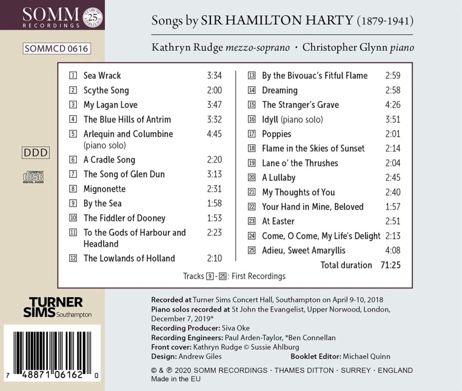Songs by Sir Hamilton Harty - slide-1