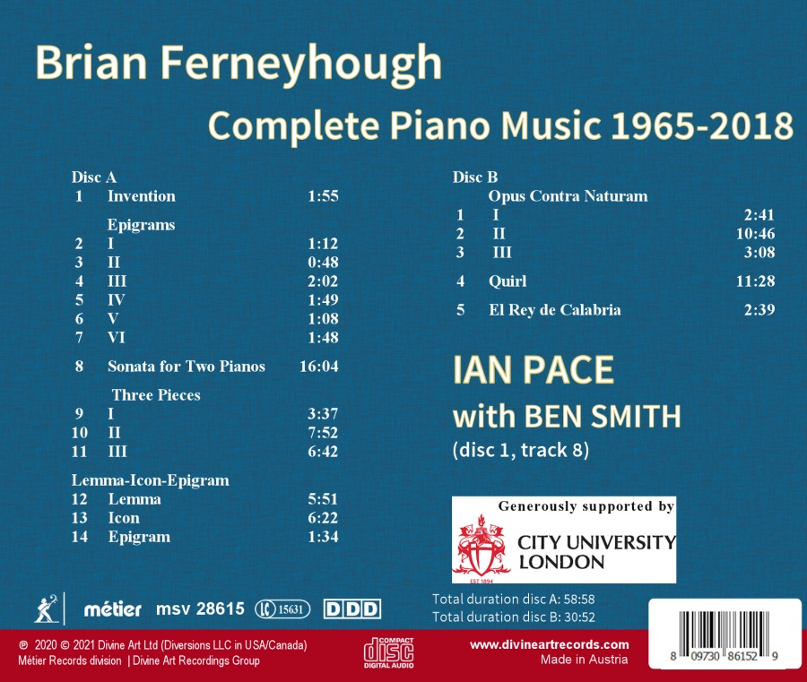 Ferneyhough: Complete Piano Music - slide-1