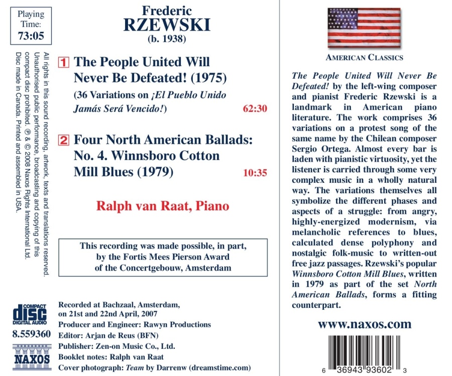 Rzewski: The People United Will Never Be Defeated ! - slide-1