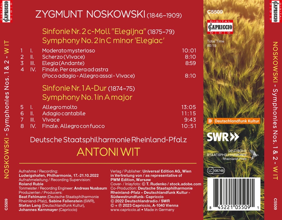 Noskowski: Symphonies Nos. 1 & 2 - slide-1
