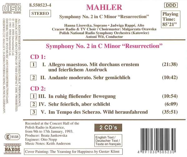 Mahler: Symphony No. 2 "Resurrection" - slide-1