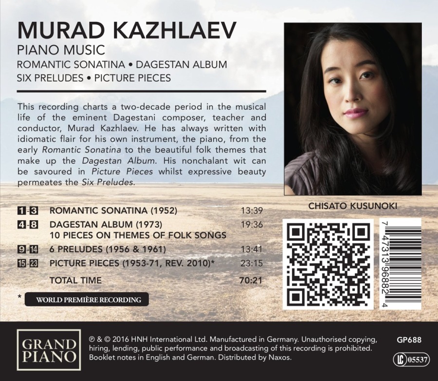 Kazhlaev: Piano Music - slide-1