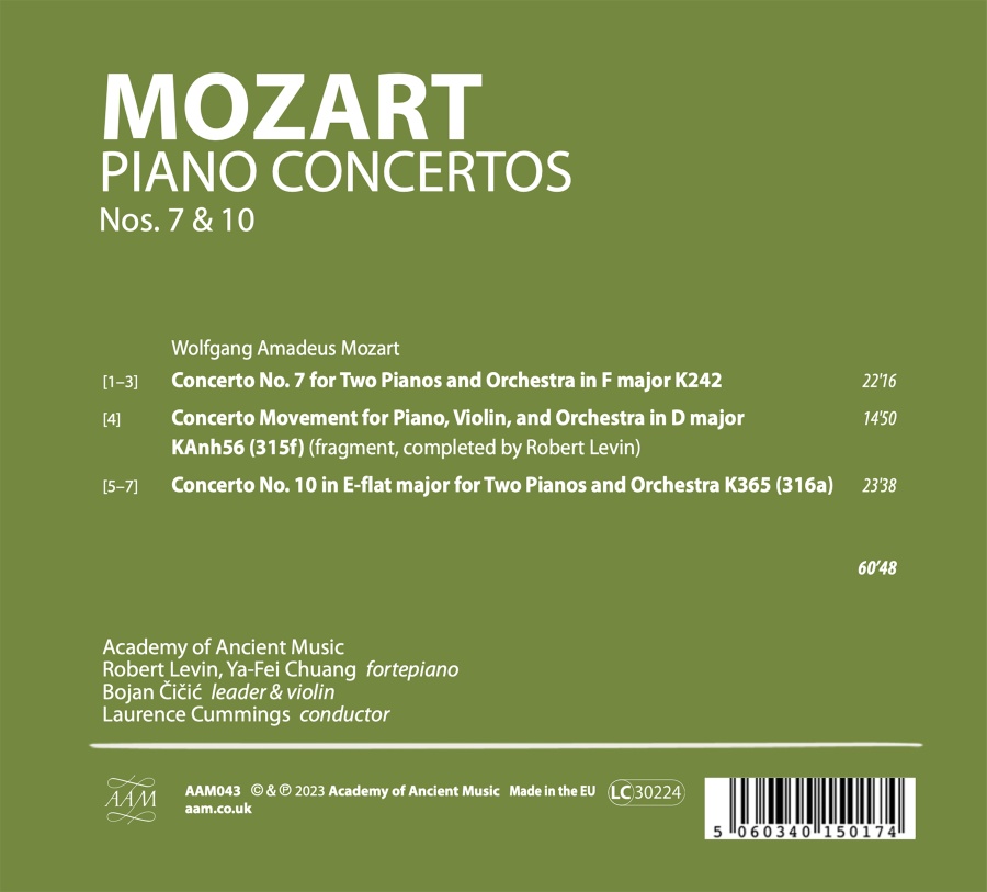 Mozart: Piano Concertos Nos. 7 & 10 - slide-1