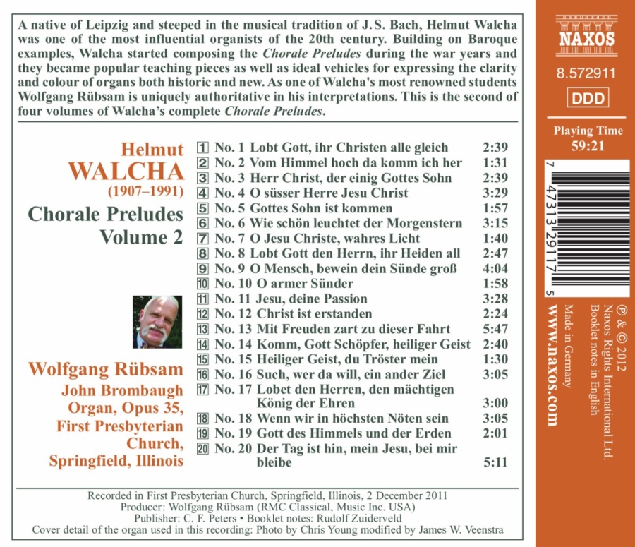 Walcha: Chorale Preludes Vol. 2 - slide-1