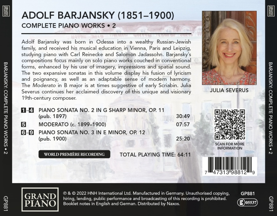 Barjansky: Complete Piano Works • 2 - slide-1