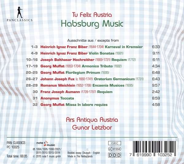 Habsburg Music – Biber, Fux, Muffat, Weichlein, Aumann … - slide-1