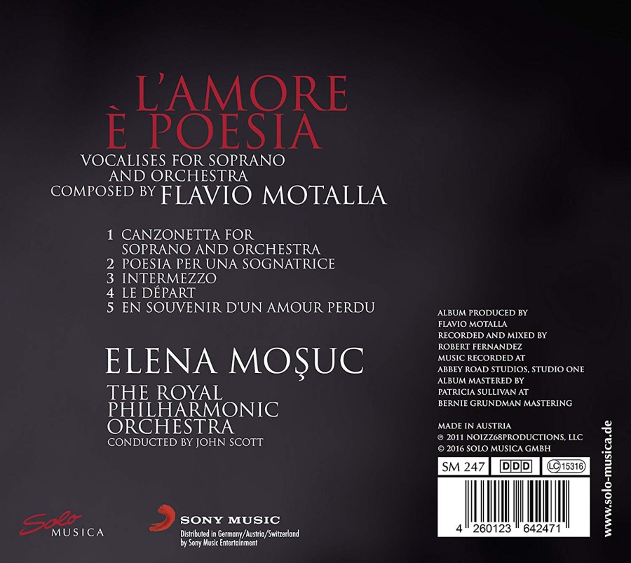 L'Amore è Poesia -Vocalises for Soprano and Orchestra - slide-1
