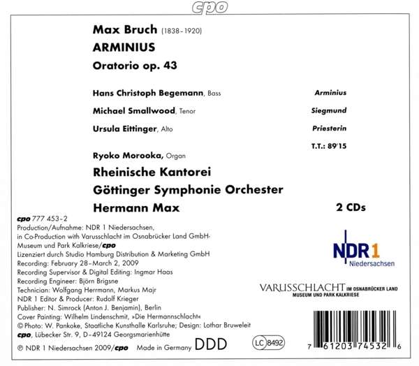 Bruch: Arminius, Oratorio op. 43 - slide-1