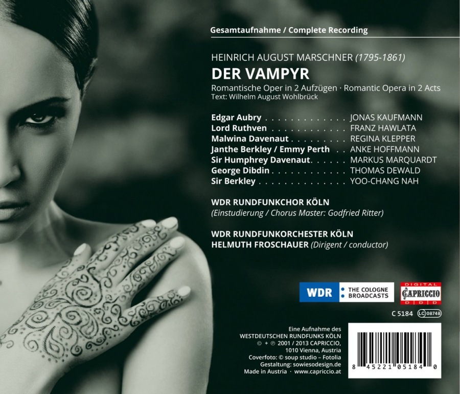 Marschner: Der Vampyr, Romantic Opera in 2 Acts - slide-1