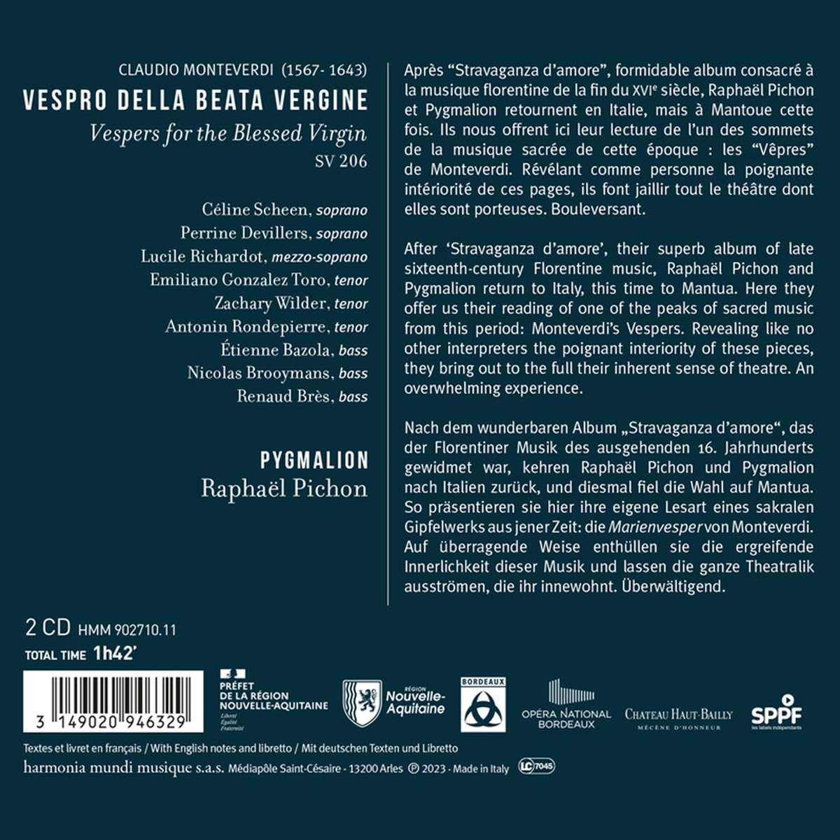 Monteverdi: Vespro della Beata Vergine - slide-1