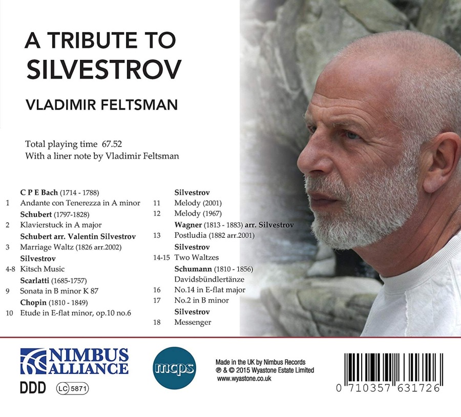 A Tribute to Silvestrov - CPE Bach; Schubert; Chopin; Schumann; ... - slide-1