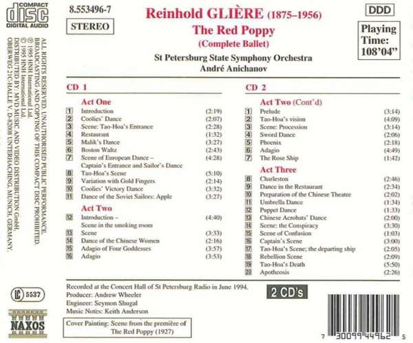 GLIERE: The Red Poppy (Complete Ballet) - slide-1