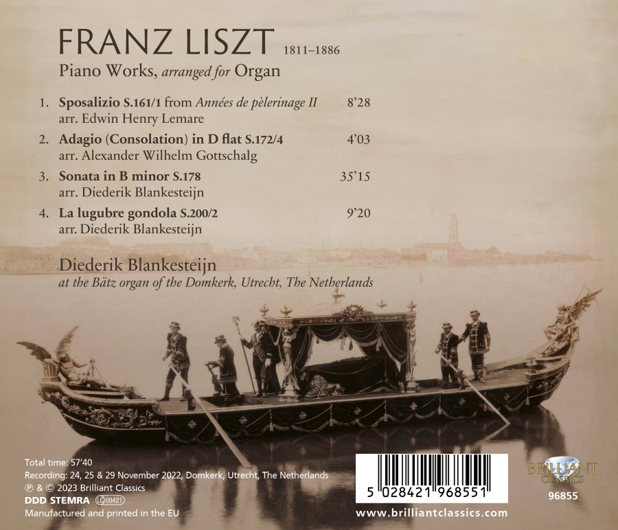 Liszt: Piano Works, arranged for Organ - slide-1