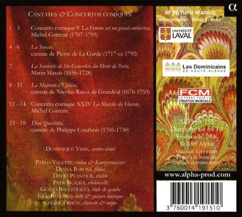 Dom Quichotte … Cantates & concertos comiques - slide-1