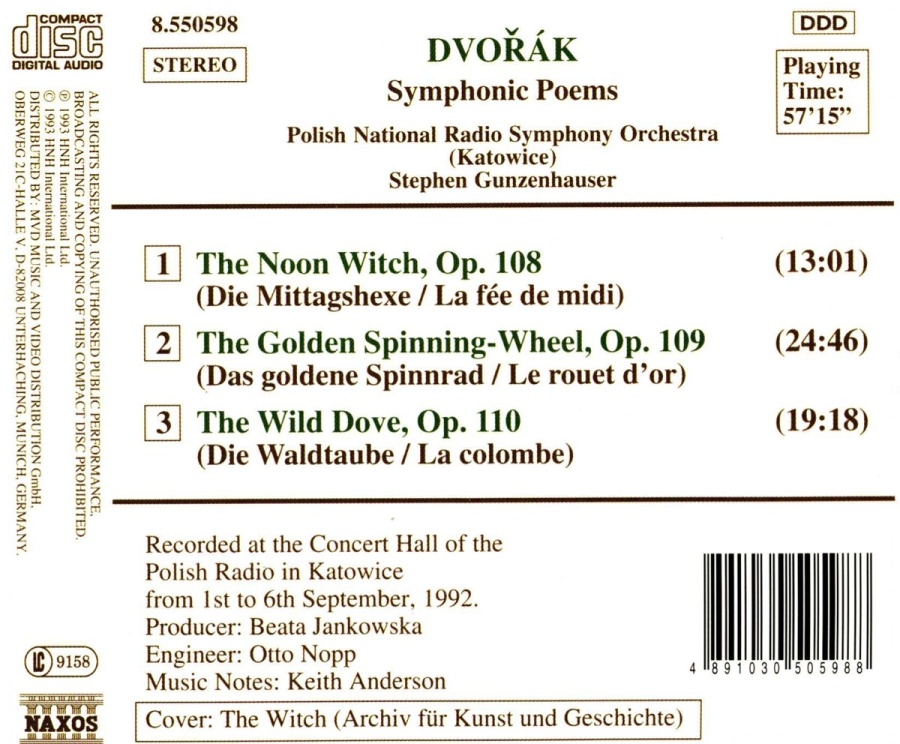 Dvorak: Symphonic Poems - slide-1