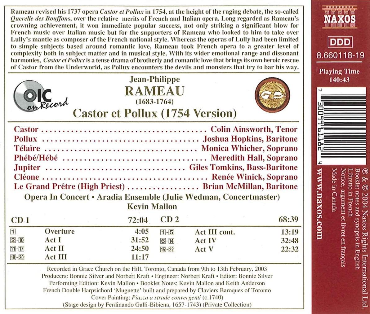 RAMEAU: Castor et Pollux - slide-1