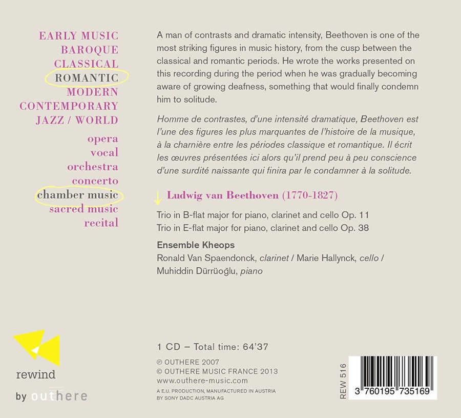 Beethoven: Trios for clarinet, cello & pianoforte - slide-1