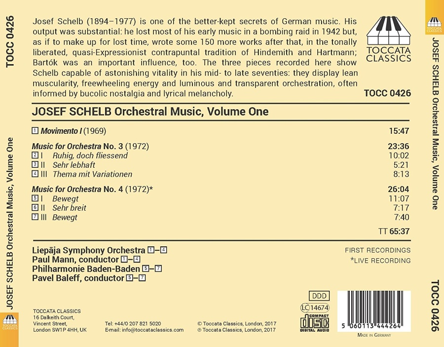 Schelb: Orchestral Music Vol. 1 - slide-1