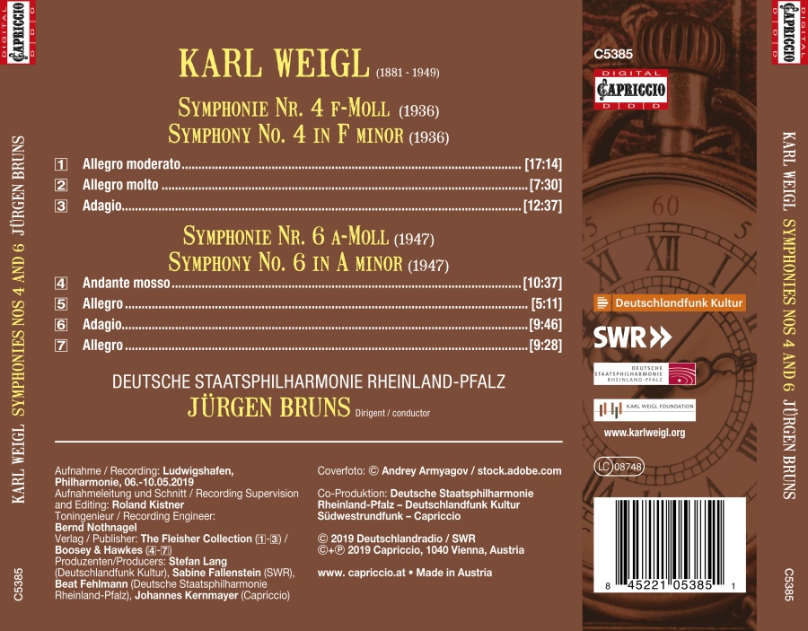 Weigl: Symphonies Nos. 4 & 6 - slide-1