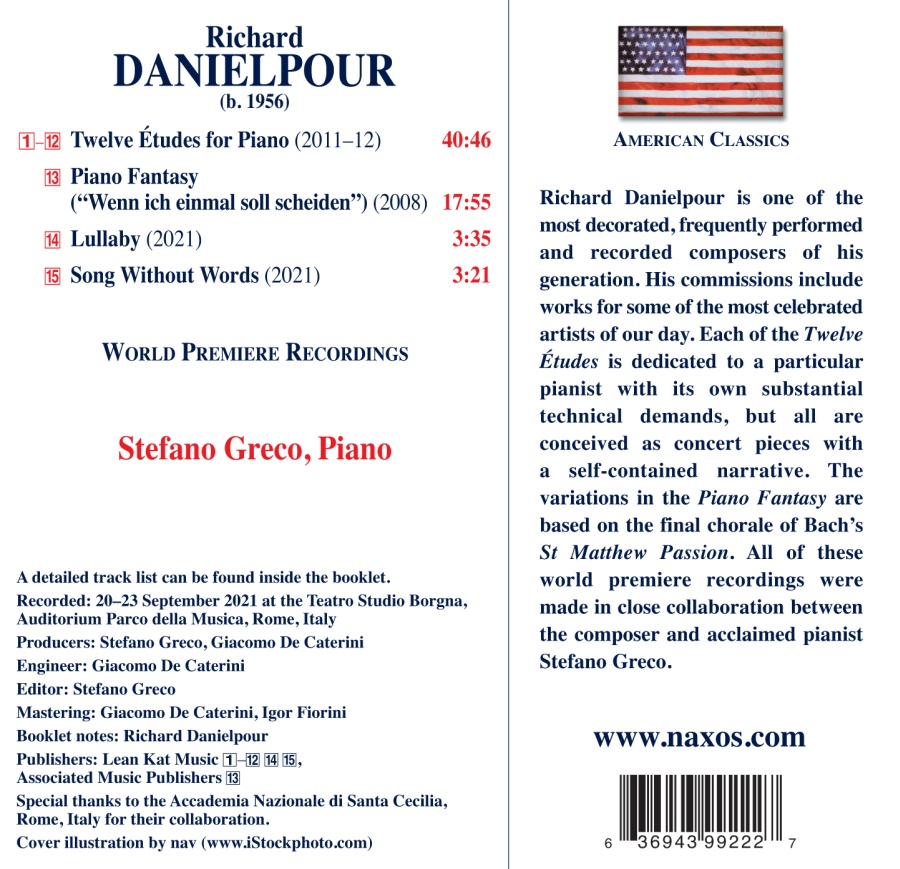 Danielpour: Twelve Études for Piano - slide-1