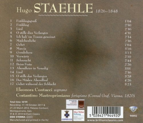 Staehle: Mädchenliebe, Songs - slide-1