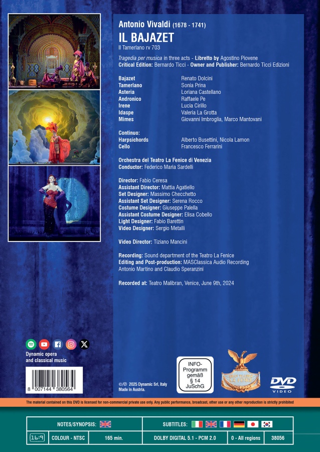 Vivaldi: Il Bajazet (DVD) - slide-1