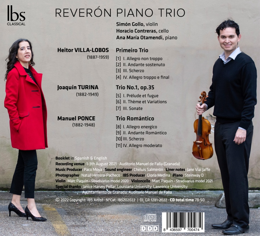 Villa-Lobos; Turina; Ponce: Piano Trios - slide-1