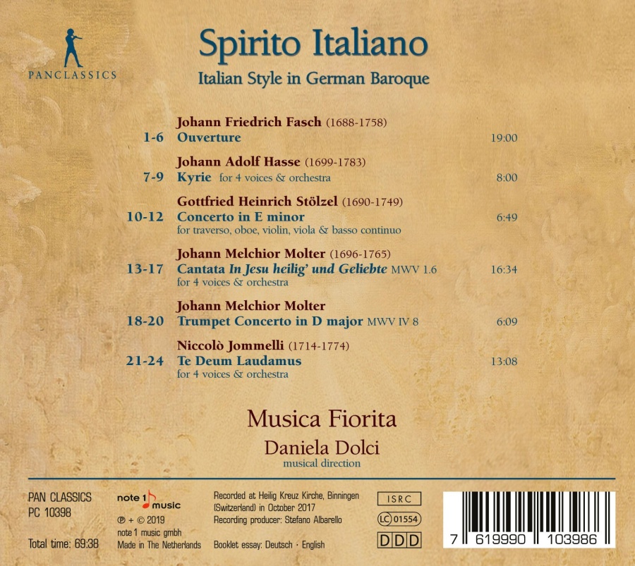 Spirito Italiano - Italian Style in German Baroque - slide-1