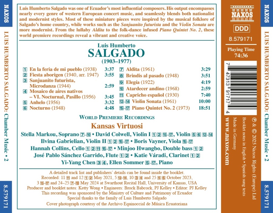 Salgado: Chamber Music Vol. 2 - slide-1