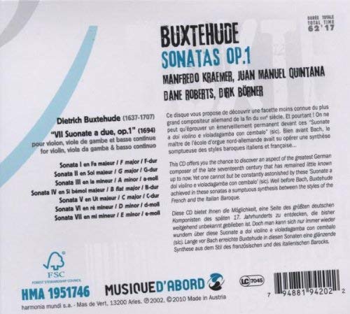 Buxtehude: Sonatas op. 1 - slide-1