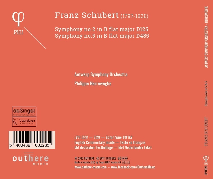 Schubert: Symphonies nos. 2 & 5 - slide-1