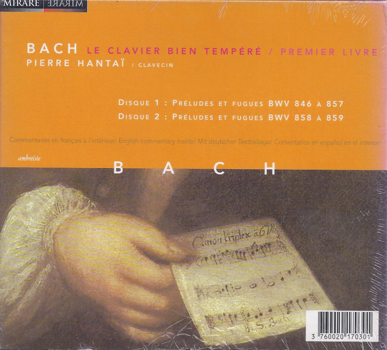Bach: Das wohltemperierte klavier Book 1 (BWV846-869) - slide-1