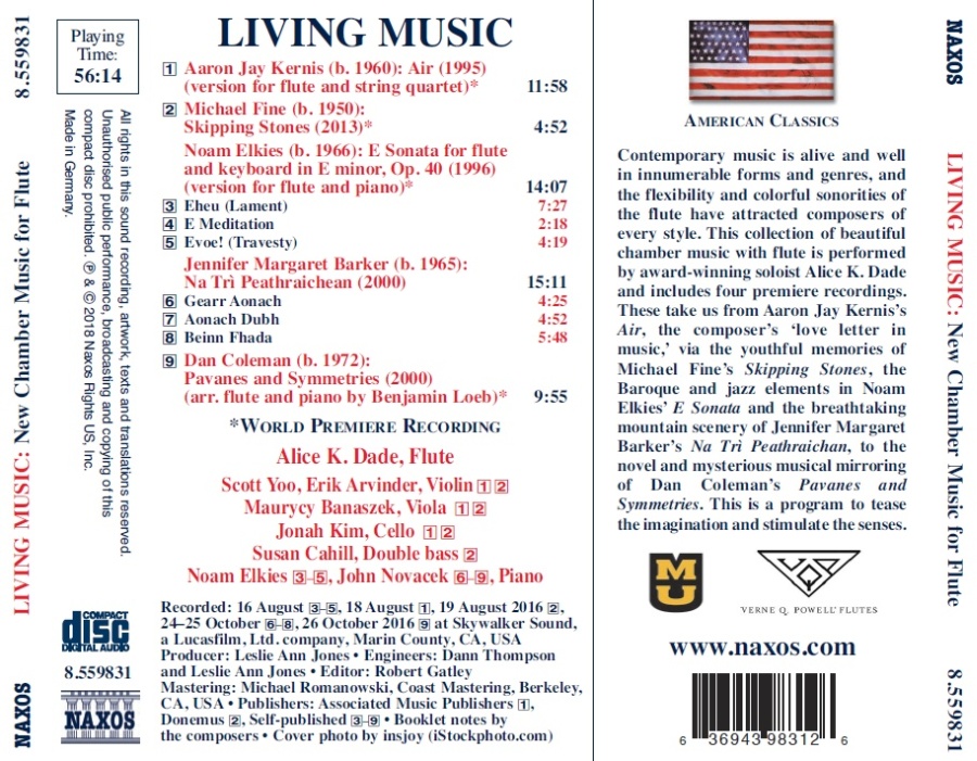 Living Music - New Chamber Music for Flute - slide-1