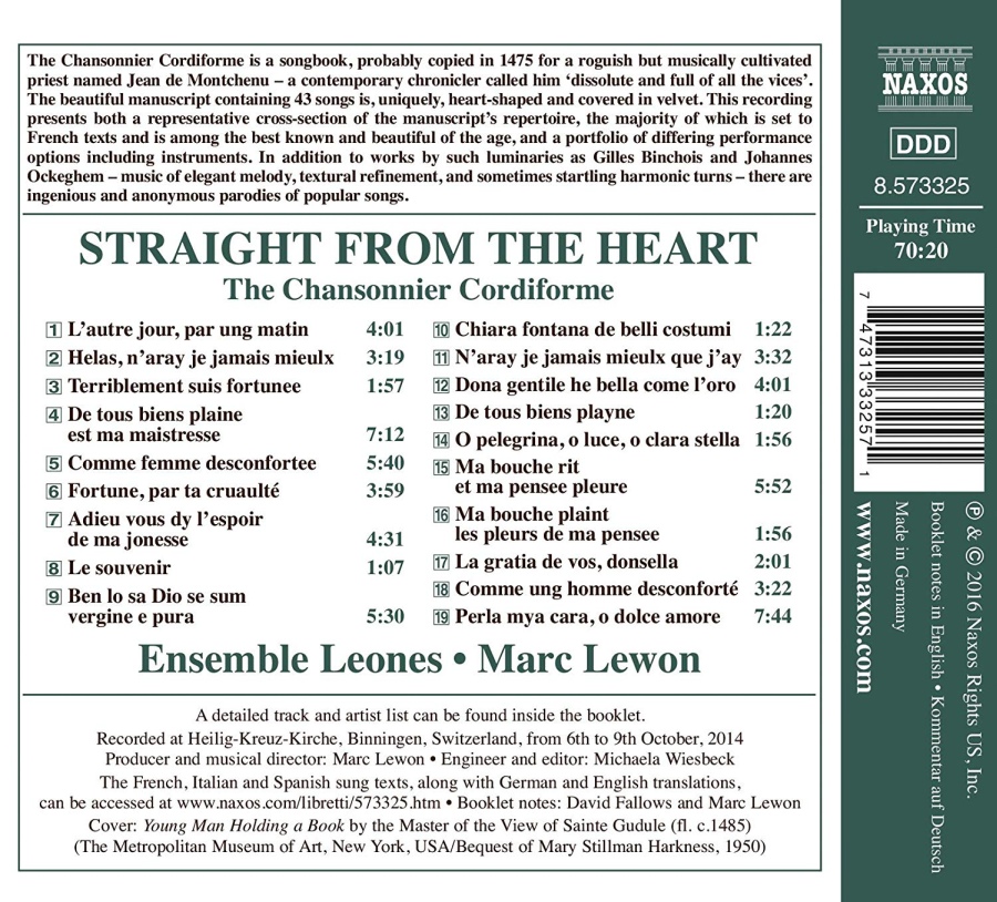 Straight from the Heart - The Chansonnier Cordiforme - slide-1