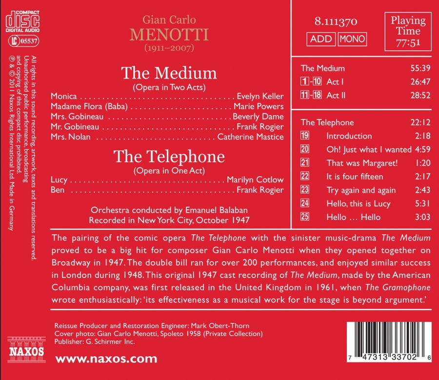 Menotti: The Medium, The Telephone - slide-1