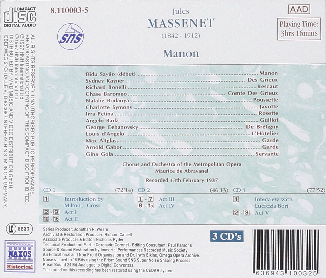 MASSENET: Manon - slide-1