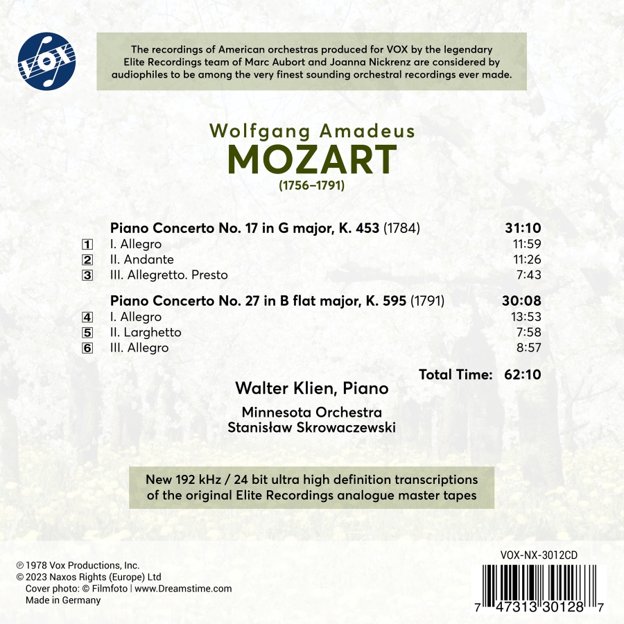 Mozart: Piano Concertos Nos. 17 & 27 - slide-1