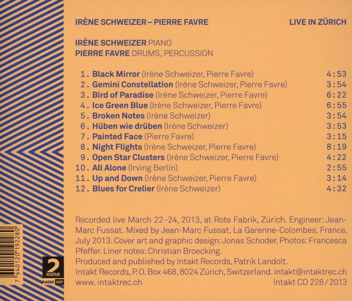 Favre/Schweizer: Live in Zürich - slide-1