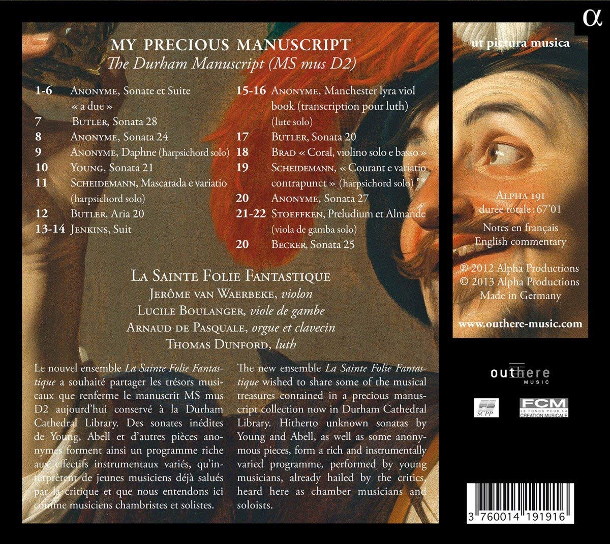 Fantastic Sonatas: The Lost Manuscript - Young, Abell, Jenkins, Scheidemann, ... - slide-1