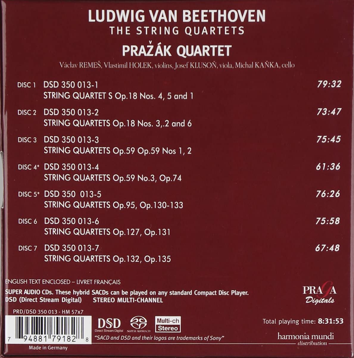Beethoven: The Complete String Quartets - slide-1