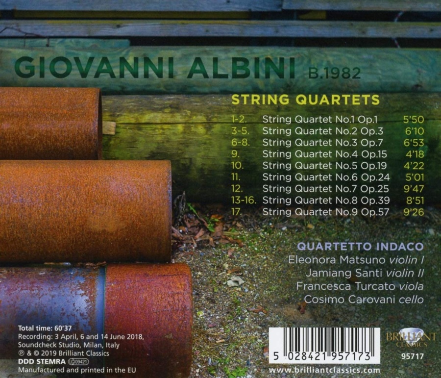 Albini: String Quartets - slide-1