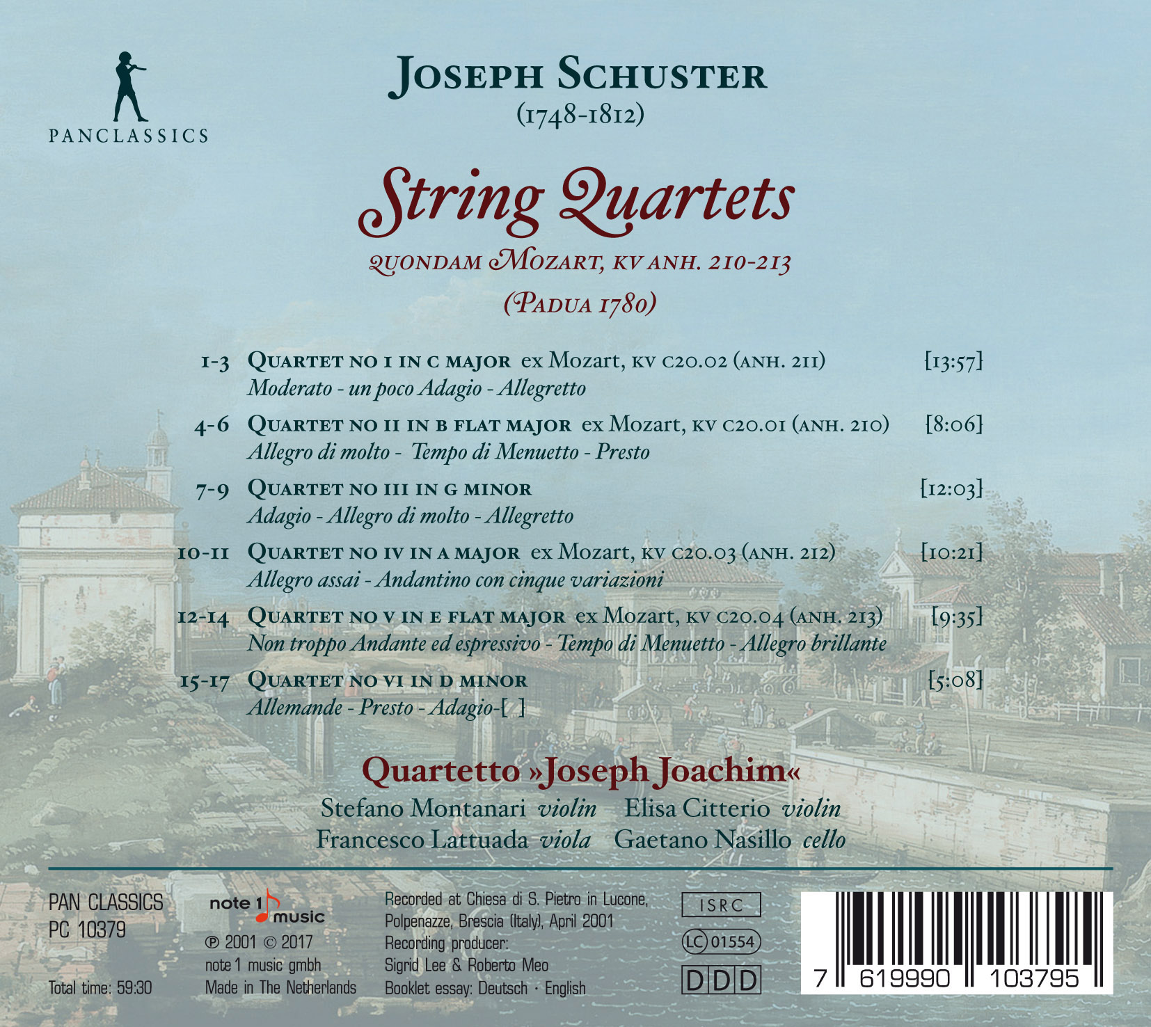 Schuster: String Quartets - slide-1