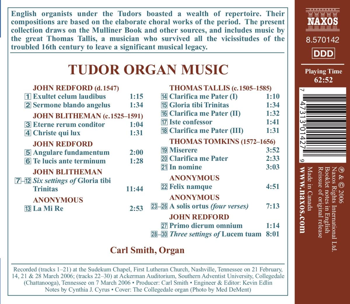 TUDOR ORGAN MUSIC - slide-1