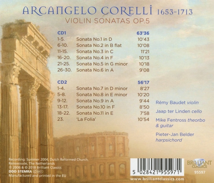 Corelli: Violin Sonatas Op. 5 - slide-1